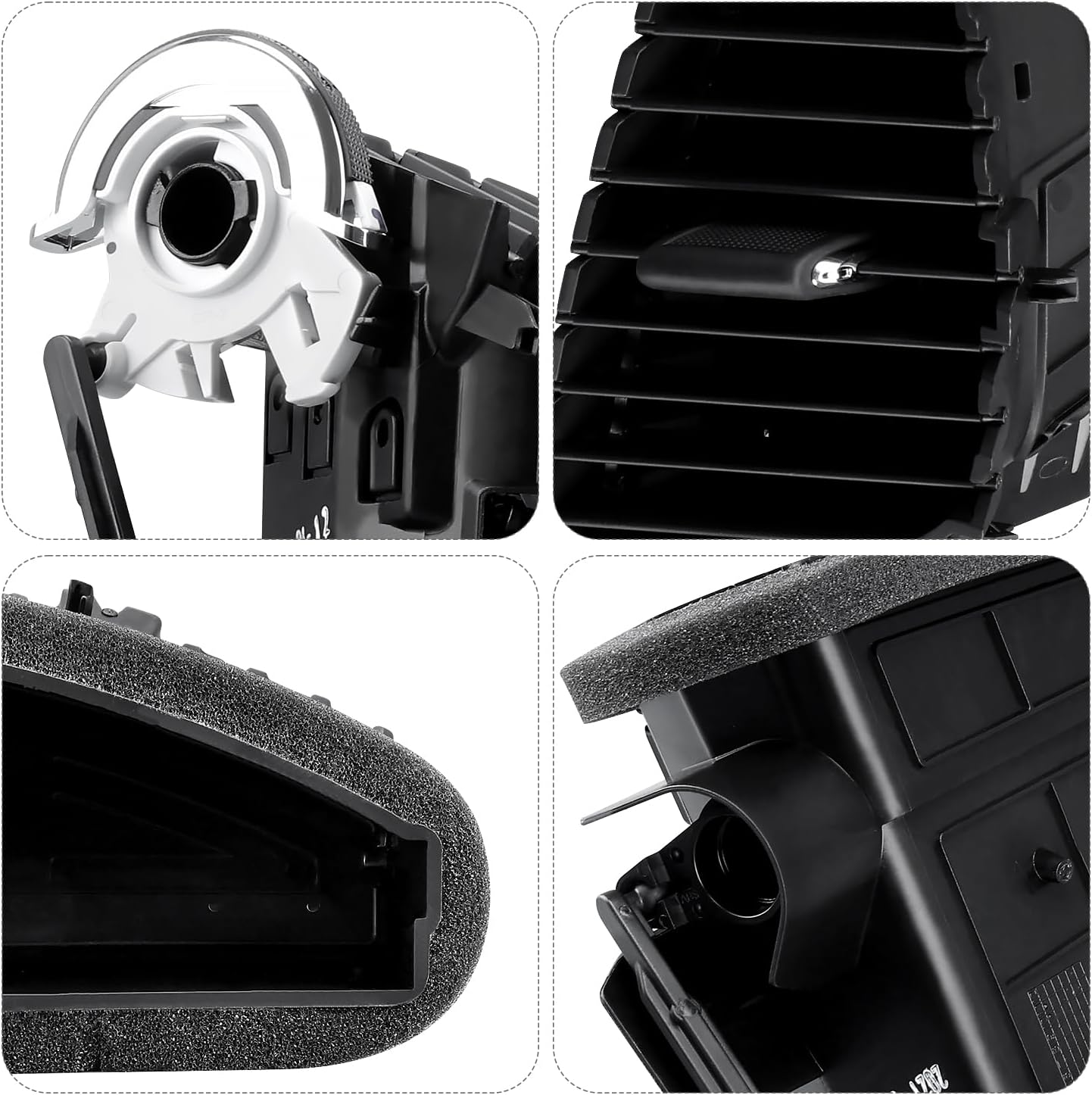 COOL STAR 1WG58DX9AC Passenger Side Dash A/C Heat Air Vent Compatible with Jeep Cherokee 2014-2023 Dash Panel Air Vent