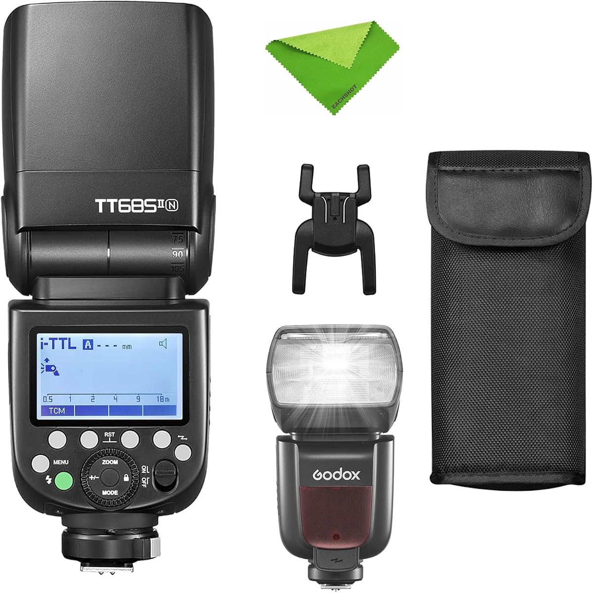 Godox TT685II-N I-TTL Flash for Nikon Speedlight Speedlite Camera Flash HSS 1/8000s Speedlite Flash,2.4G Wireless X System Compatible for Nikon D800 D700 D7100 D7000 D5200 D5000 (Upgraded TT685-N)