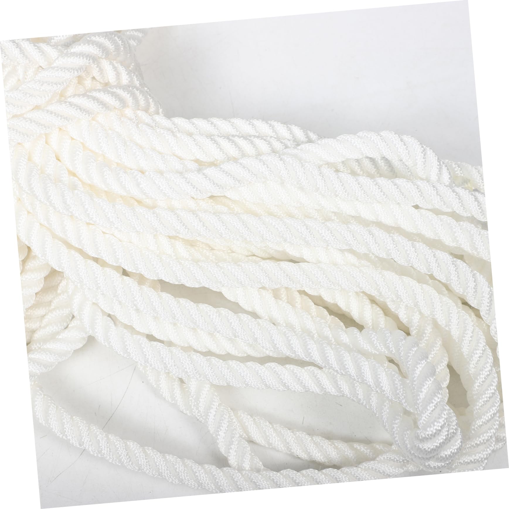 Corde D’ en Nylon Blanc 12mm pour Bateau, Ligne D’ancrage Stable, Résistante au Milieu Marin, et Quai