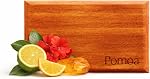 Car Air Freshener with Premium Leather Visor Clip, North American Alder Wood Scent Diffuser, Refillable Solid Wood Odor Eliminator for Vehicle Cabin, Truck & SUV, No Liquid, No Mess(Amber Forge)