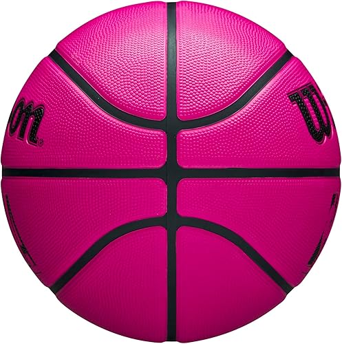 Miniatura 4 de Wilson NBA DRV Outdoor Basketball with Pump Rosa