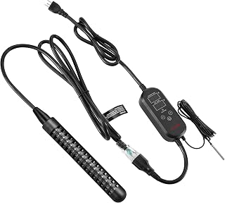 GRILLME 1000W Immersion Water Heater with Temp Controller for 5-Gallon Buckets, 316L Stainless Steel, Fully Submersible & Waterproof