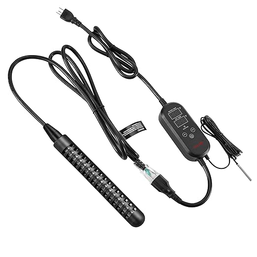 1000W Immersion Water Heater with Intelligent Temperature Controller,Fully Submersible Portable Electric Heater,5 Galons Bucket Heater,100% Waterproof,316L Shell,Easy and Convenient to Use
