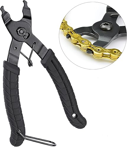 Miniatura 2 de Oumers Bike Master Link - Herramienta de alicates 2 en 1 para cadena de bicicleta, abridor de eslabones rápidos, removedor de cierre compatible con