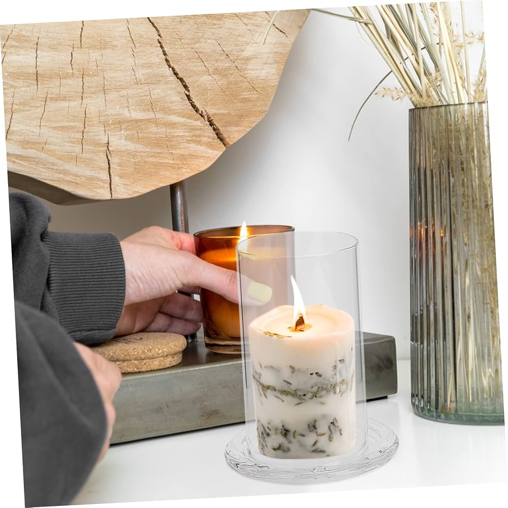 装飾的なキャンドルホルダー Amazon.co.jp: WRITWAA 1 セット キャンドル 風防 燭台 ホルダー