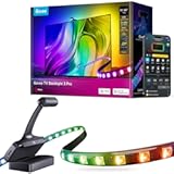 TV Backlight 3 Pro with HDR Triple Camera, 16.4ft 5-in-1 RGBWWIC LED Strip Lights That Change with 75-85 Inch TVs, 75LEDs/m, Supports AI Filter, Smart App and Voice Control, DreamView Sync