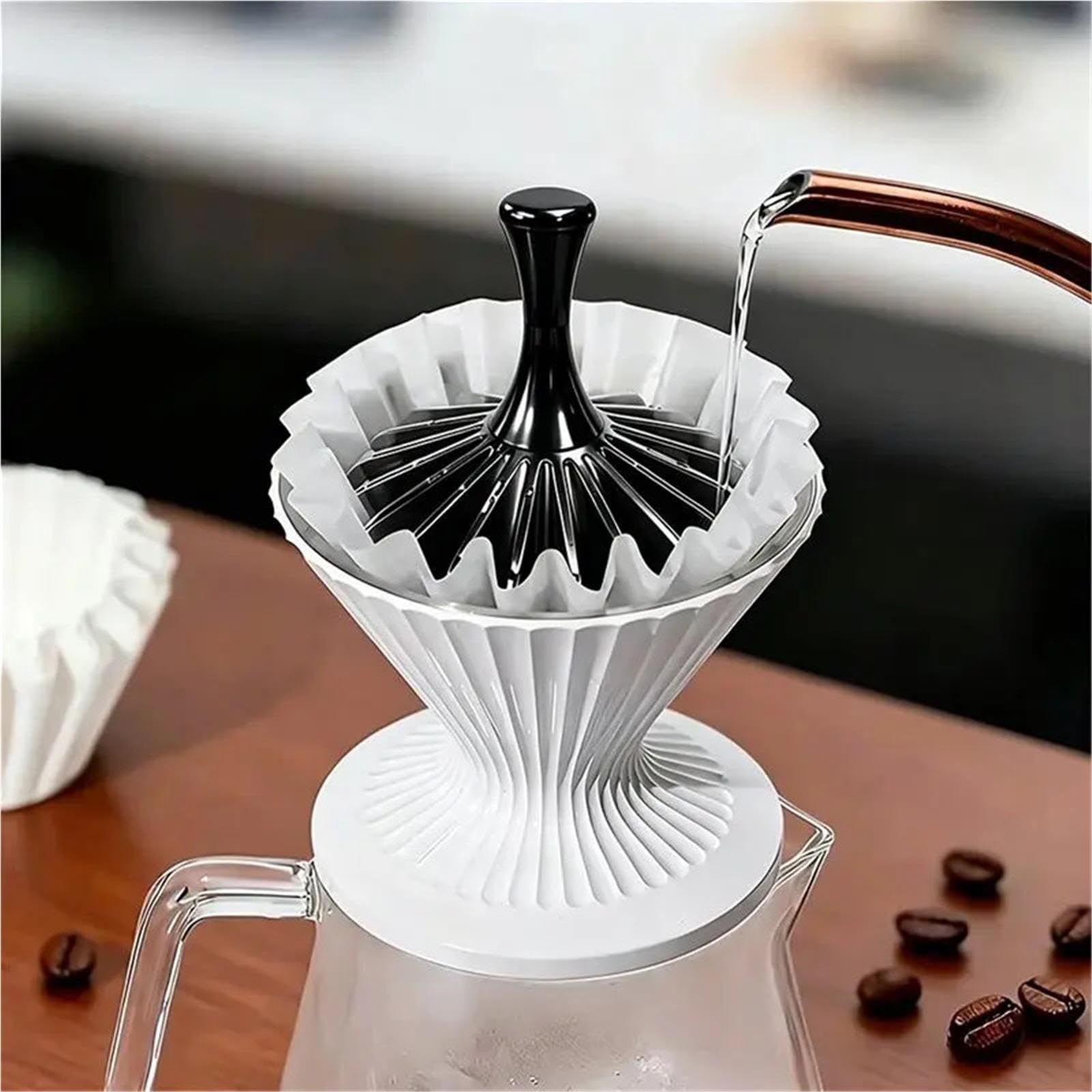 Filtro di carta pressatore interamente Lega di alluminio compatta for pressa for carta da caffè, for il design del
