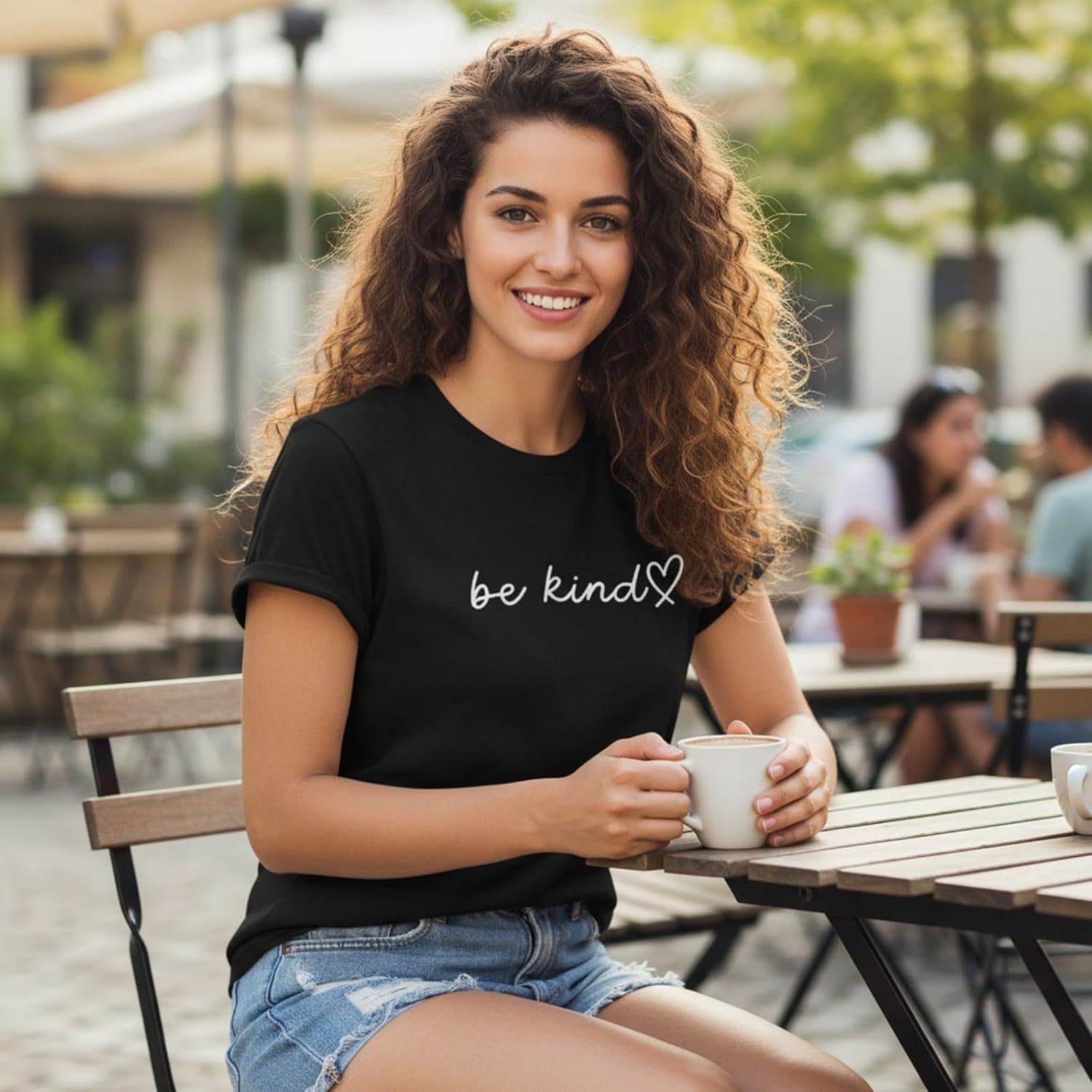 Be Kind Womens T Shirts Cute Graphic Blessed Shirt Short Sleeve Tees Funny Inspirational T-Shirt Teacher Tops - Image 2