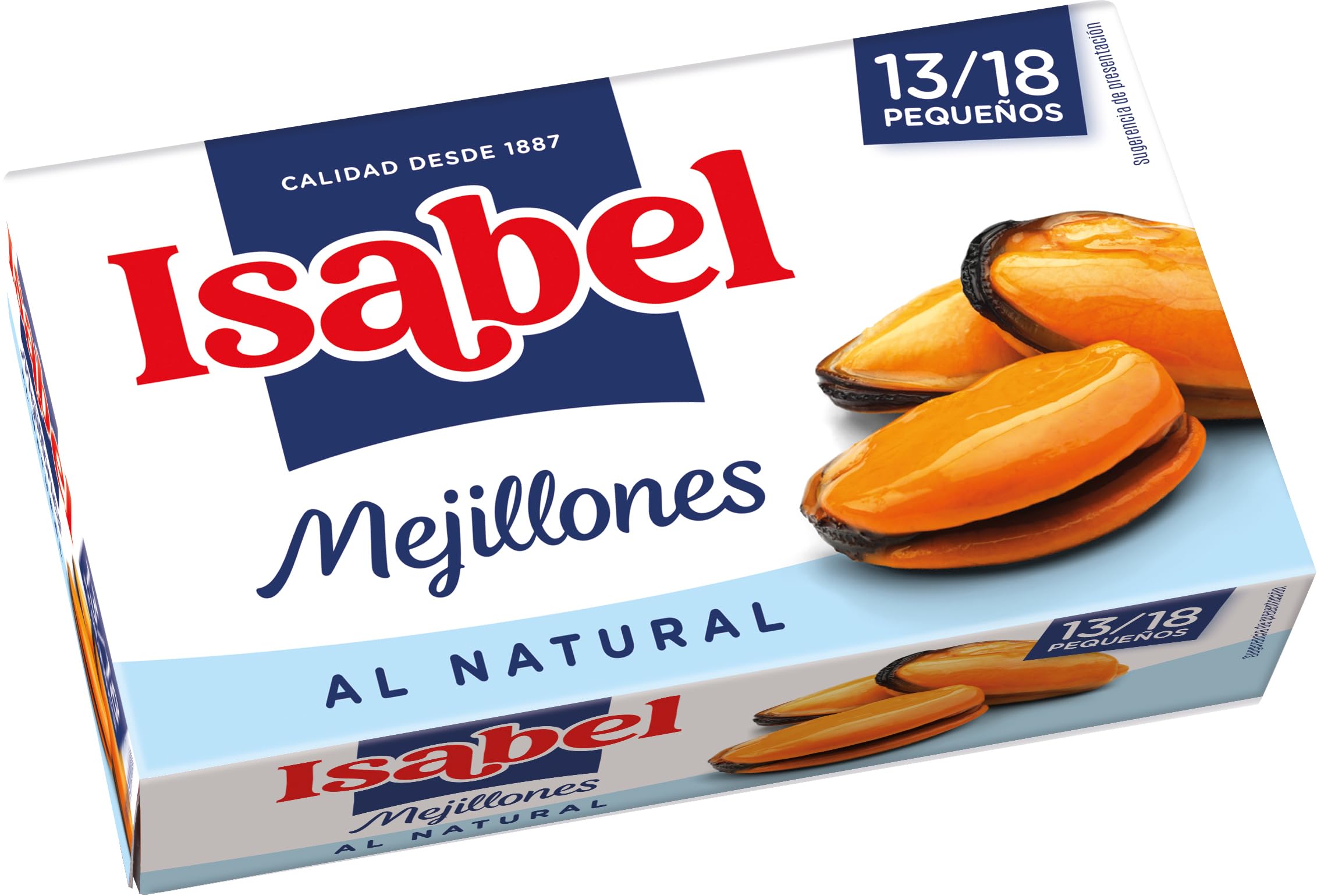 Isabel Mejillones al Natural 13-18 piezas Pack de 5