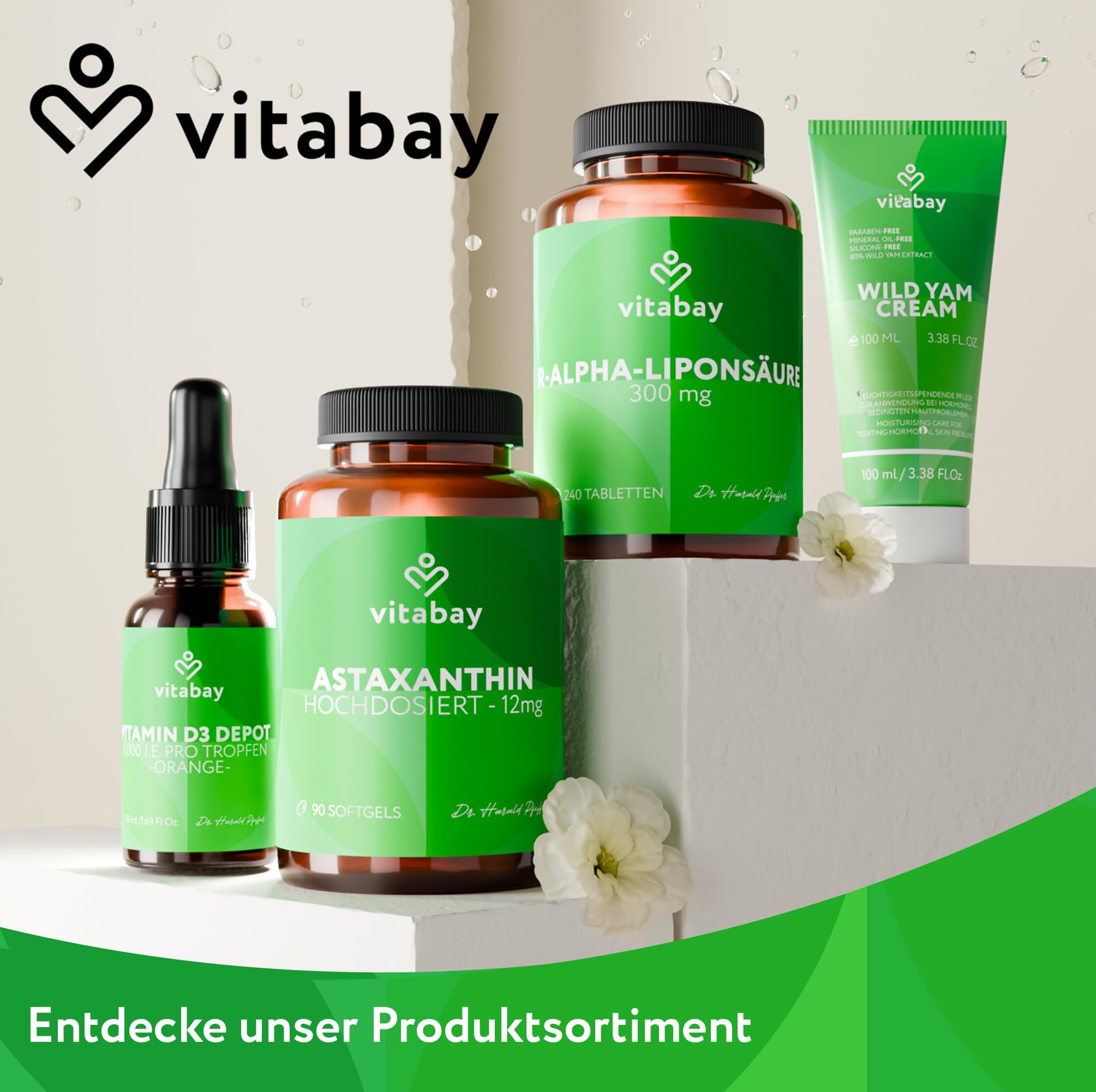 Vitabay Nattokinase 2.000 FU hochdosiert – 180 vegane Softgel-Kapseln – liposomale Nattokinase aus fermentierten Sojabohnen – ohne Vitamin K2, ohne Zusatzstoffe & laborgeprüft – Vorrat 6 Monate