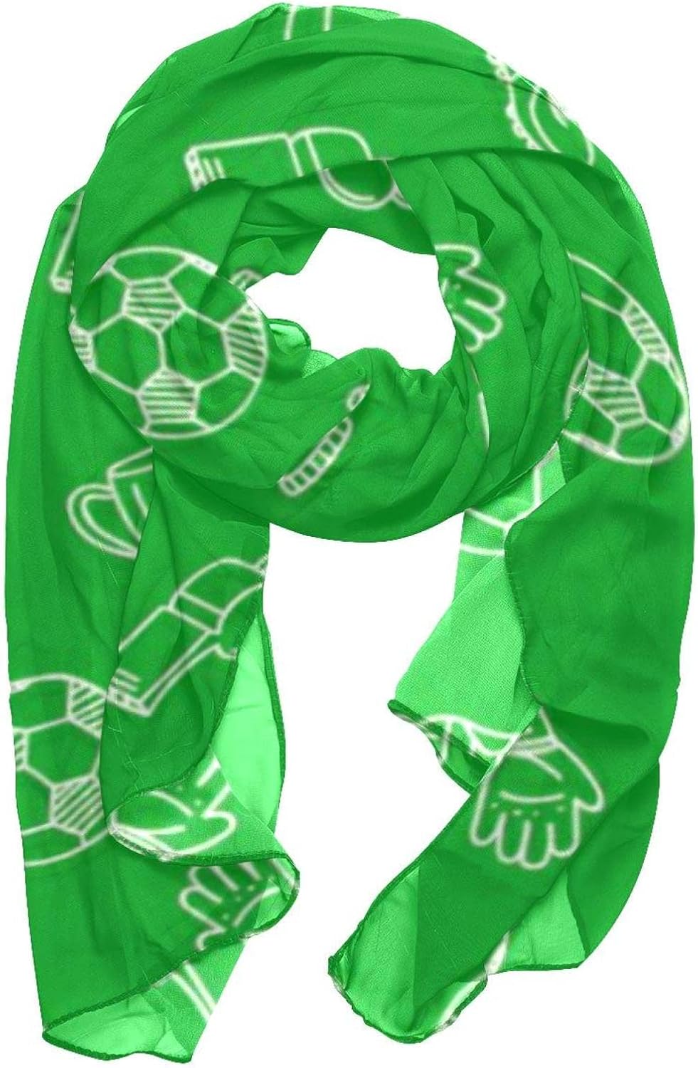 suojapuku Scarf Wrap Shawl Lightweight Travel Scarf,Football Sport Green Background,Soft Wraps Long Chiffon Scarfs for Women suojapuku Scarf Wrap Shawl Lightweight Travel Scarf,Football Sport Green Background,Soft Wraps Long Chiffon Scarfs for Women