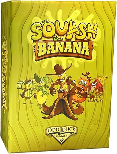 Miniatura 1 de Odd Duck Games Juego de cartas Squash Banana - Un nuevo giro en Slapjack con rondas aún más rápidas, perfecto para niños de 5 años en adelante,