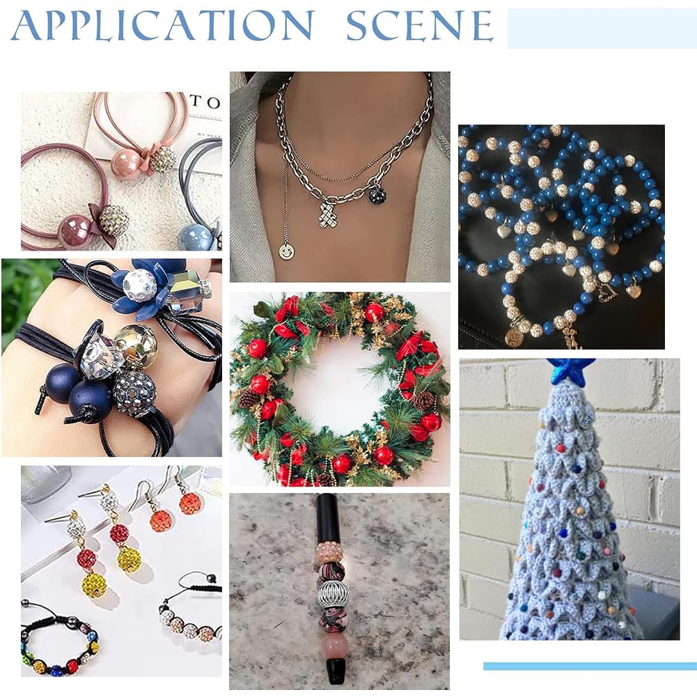 Kit De Perles Et Pendentifs Sur Le Thème De Noël PandaHall - Perles De Verre, Acryliques, Breloques - Pour Fabrication De Bijoux, Bracelets, Décorations