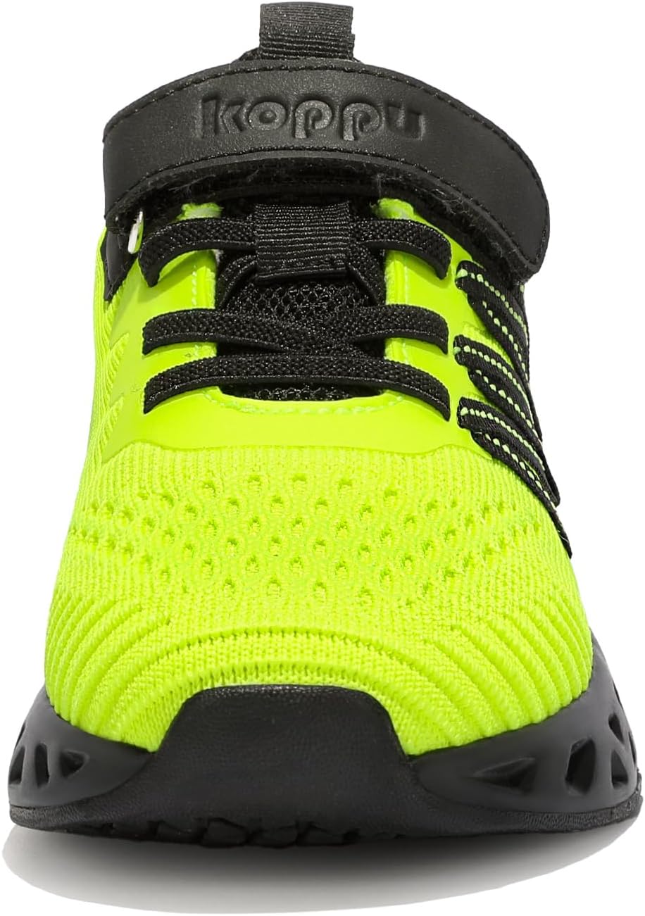koppu Kids Boys Tennis Shoes for Girls Lightweight Slip on Running Sneakers