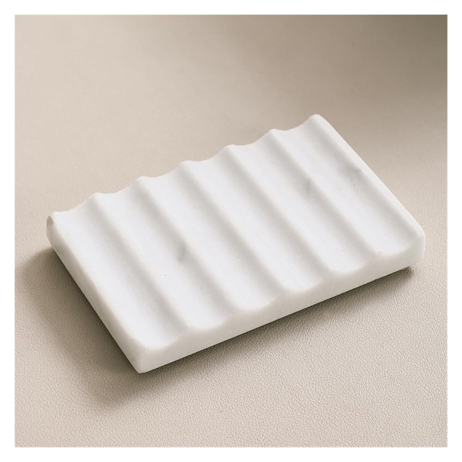 Qyleee White Holder For Shower Soap Holder And Dish Set For Bathroom Wall Or Counter Includes Stand For Kitchen(White)