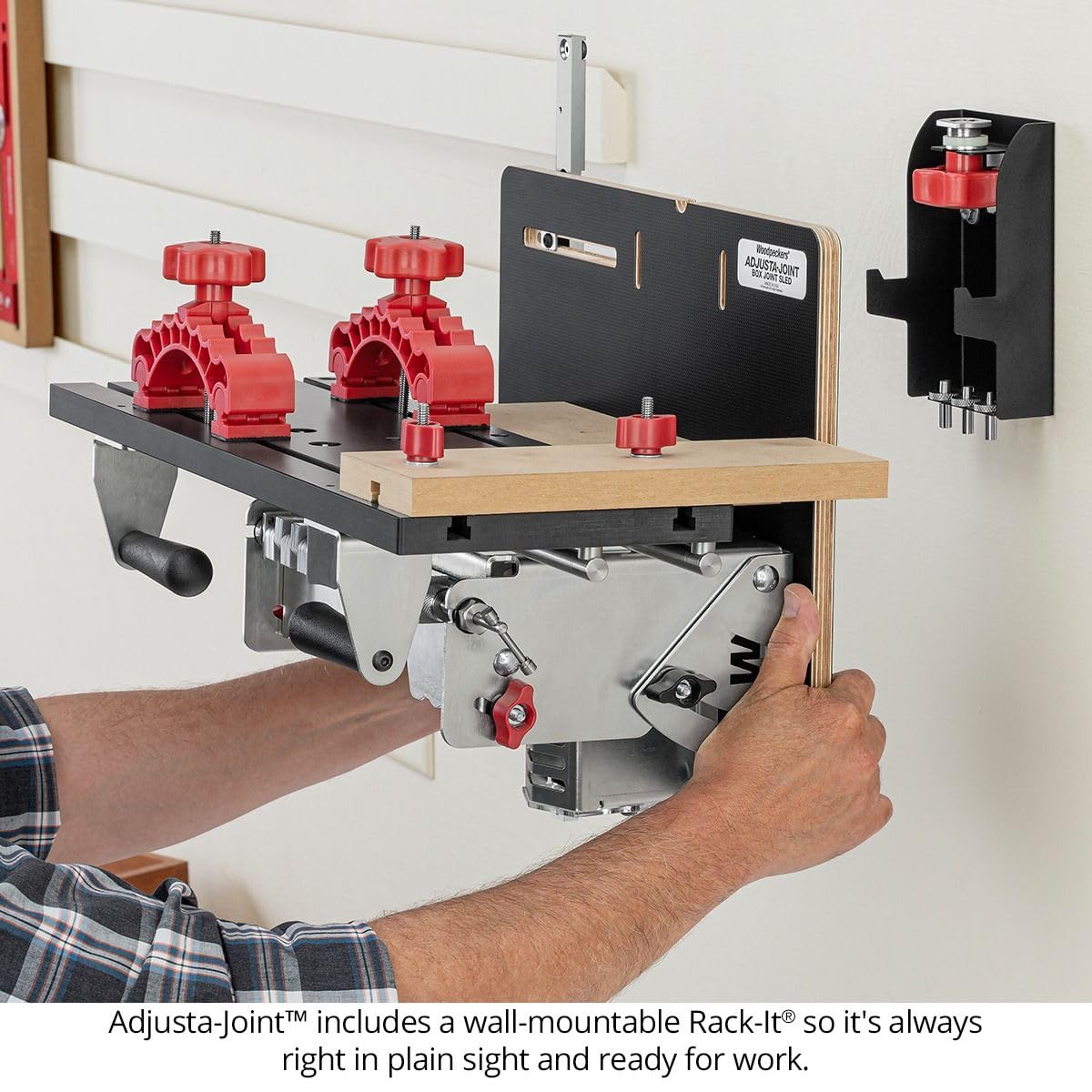 Woodpeckers Adjusta-Joint Box Joint Jig, Create Customizable Box