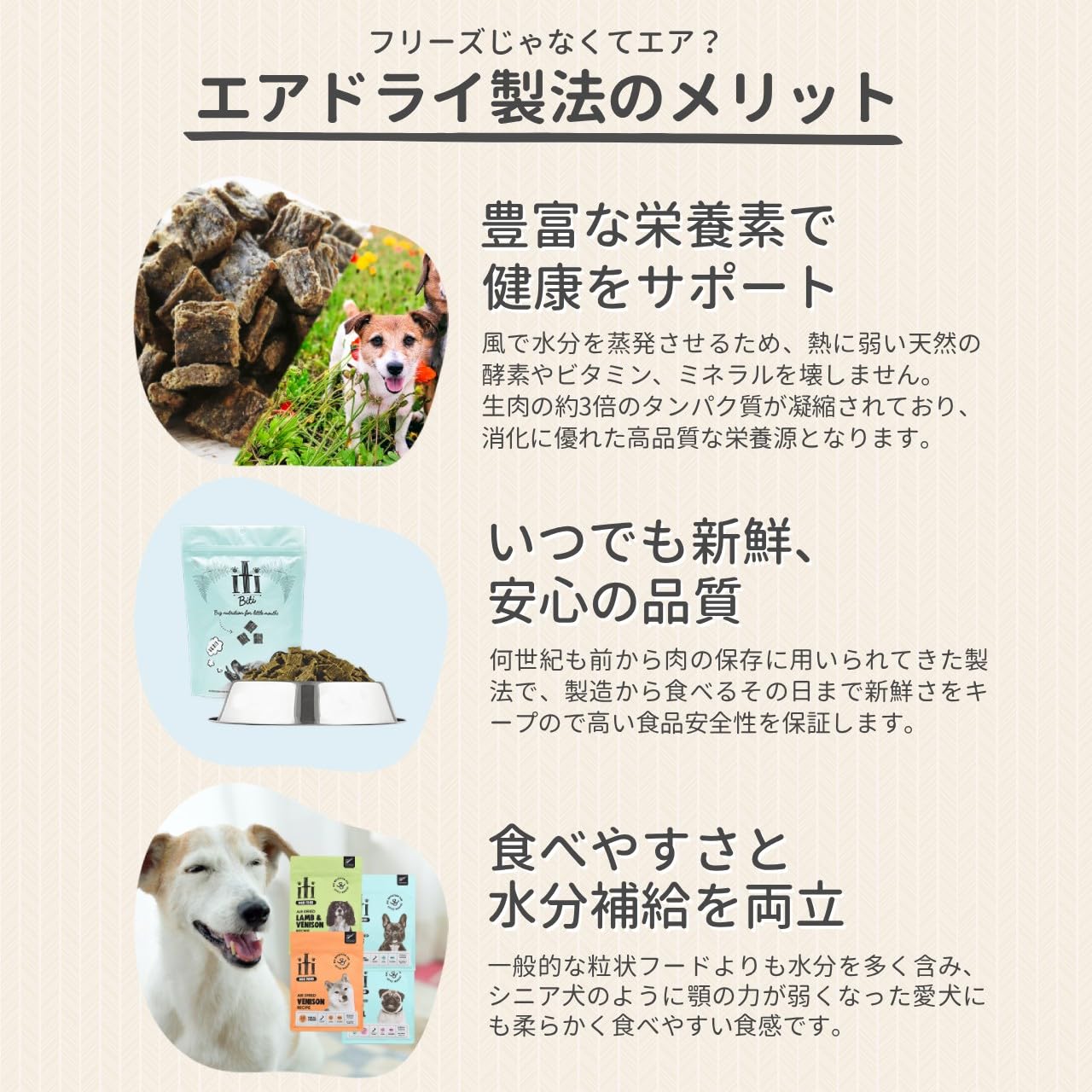 イティ (iti) (ITIZA) Dog ビーフ&イール(うなぎ)ディナー