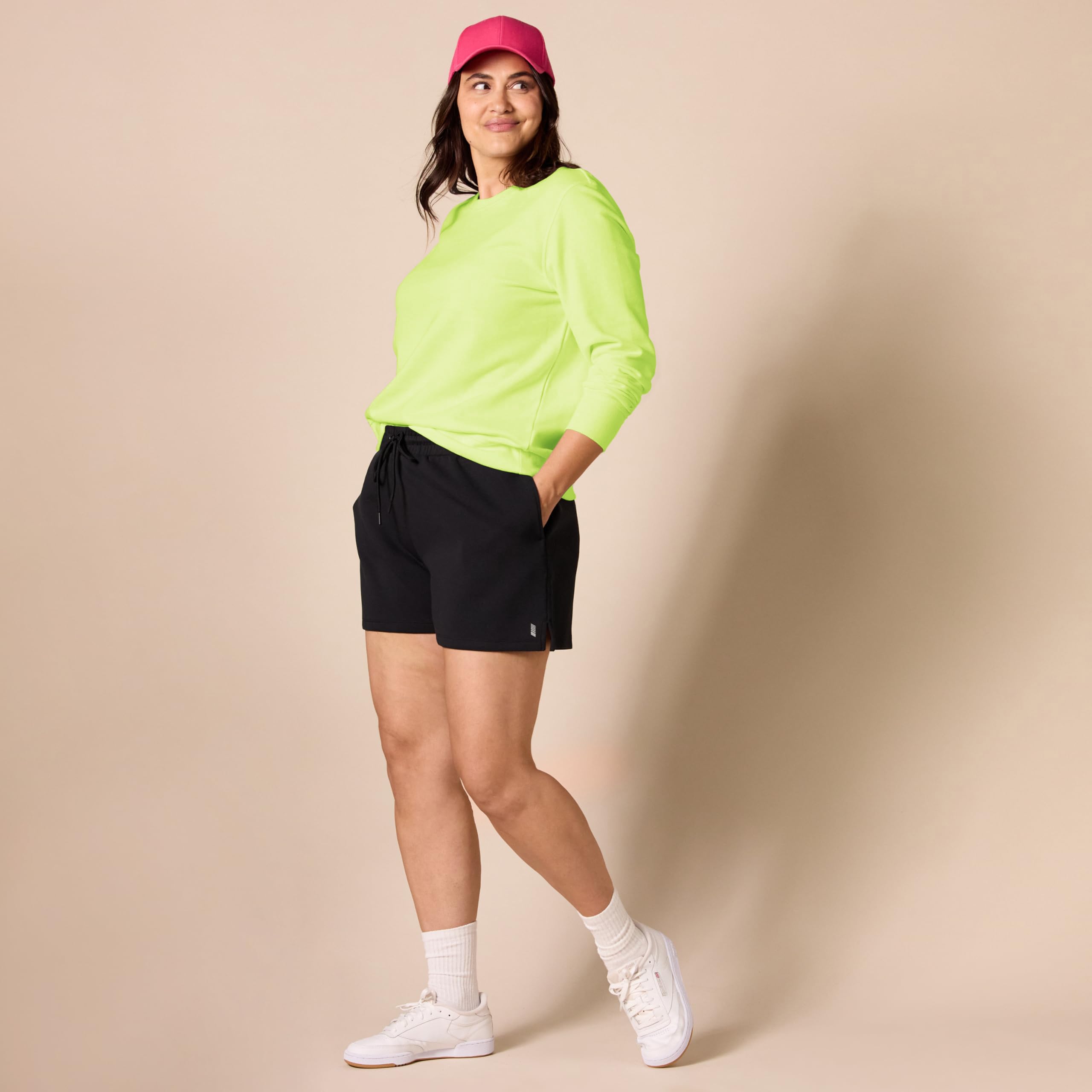 Amazon Essentials Mujer Sudadera con Cuello Redondo de Forro Polar (Disponible en Tallas Grandes) — view 30