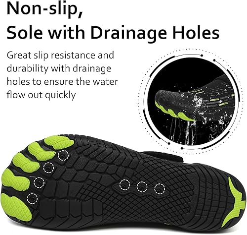 Miniatura 5 de Zapatos de agua para hombre y mujer, secado rápido, para natación, playa, piscina, calcetines de yoga para senderismo, caminar, buceo, surf,