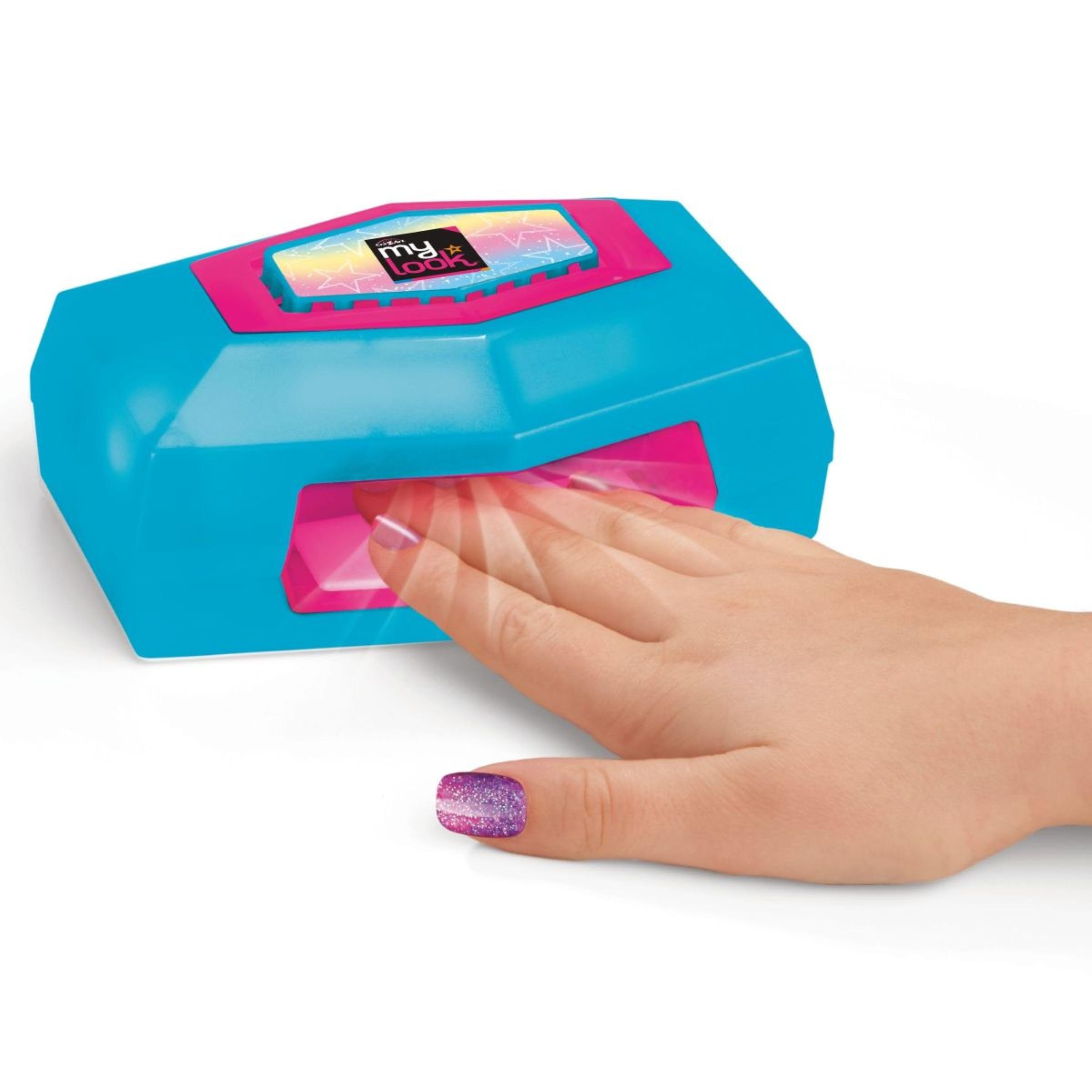 Lexibook, Salon Style Deluxe – Set per Manicure e Pedicure, Rosa Blu, CRSS32