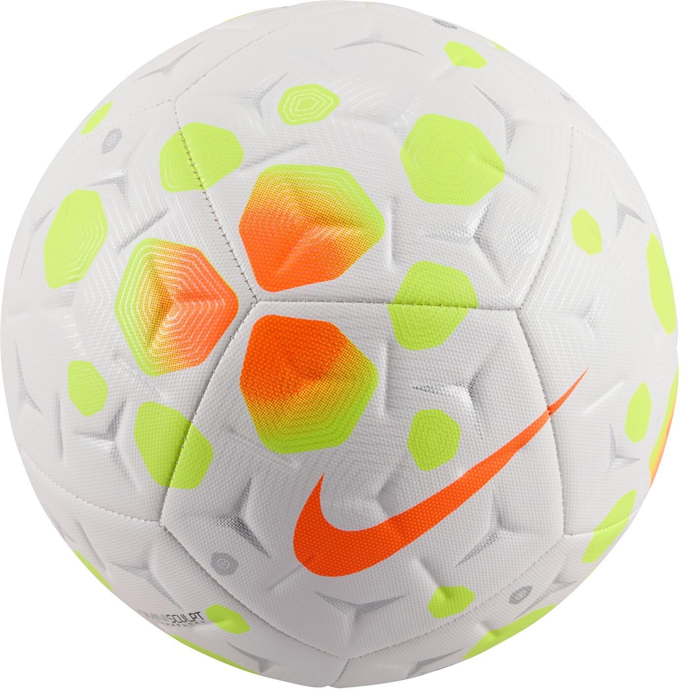 Nike Unisex Academy - Fa25 Soccer ball, White/Volt/Hyper Crimson, 5