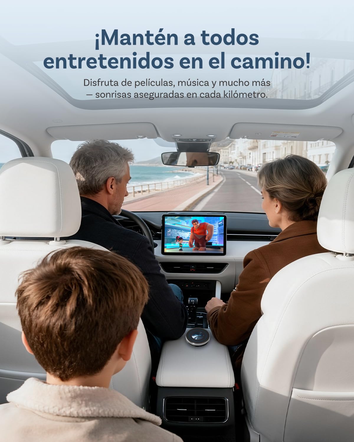 2026 Nueva Edición Ottocast I3 AI Box para BMW, Adaptador CarPlay Inalámbrico con Netflix/Youtube, Sistema Android 13,Caja de Entretenimiento para Coches con CarPlay Inalámbrico OEM(8GB+128GB)