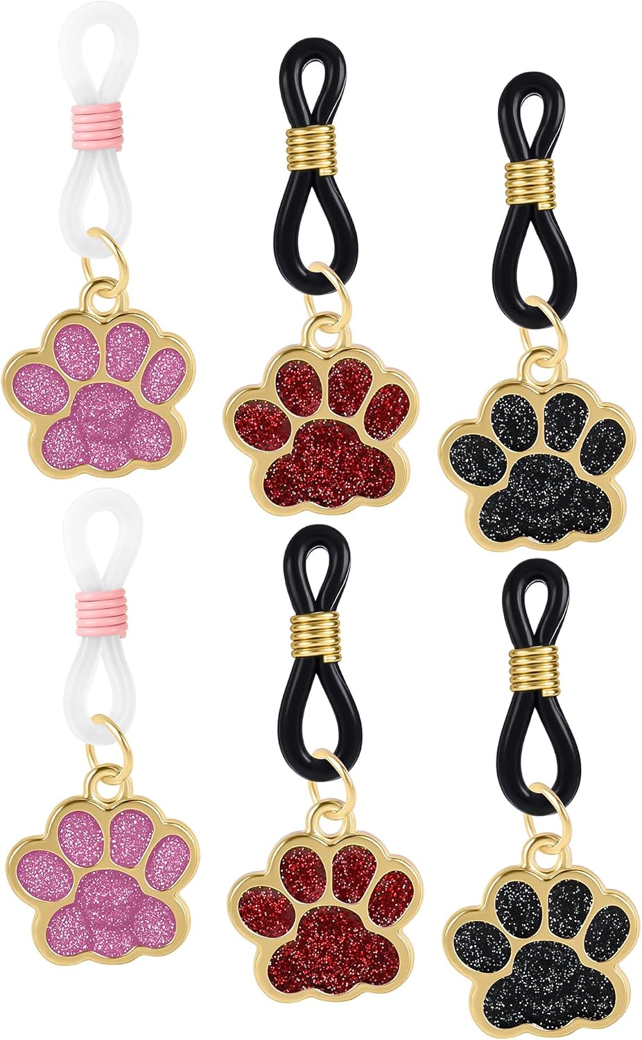 ​Handmade Non-Piercing Fashion Clips, Adjustable Body Jewelry with 8mm Silicone Multicolor Beads and Barbells, Faux Piercing Look Comfortable for Everyday Wear, Cute Festival Accessories Set​
