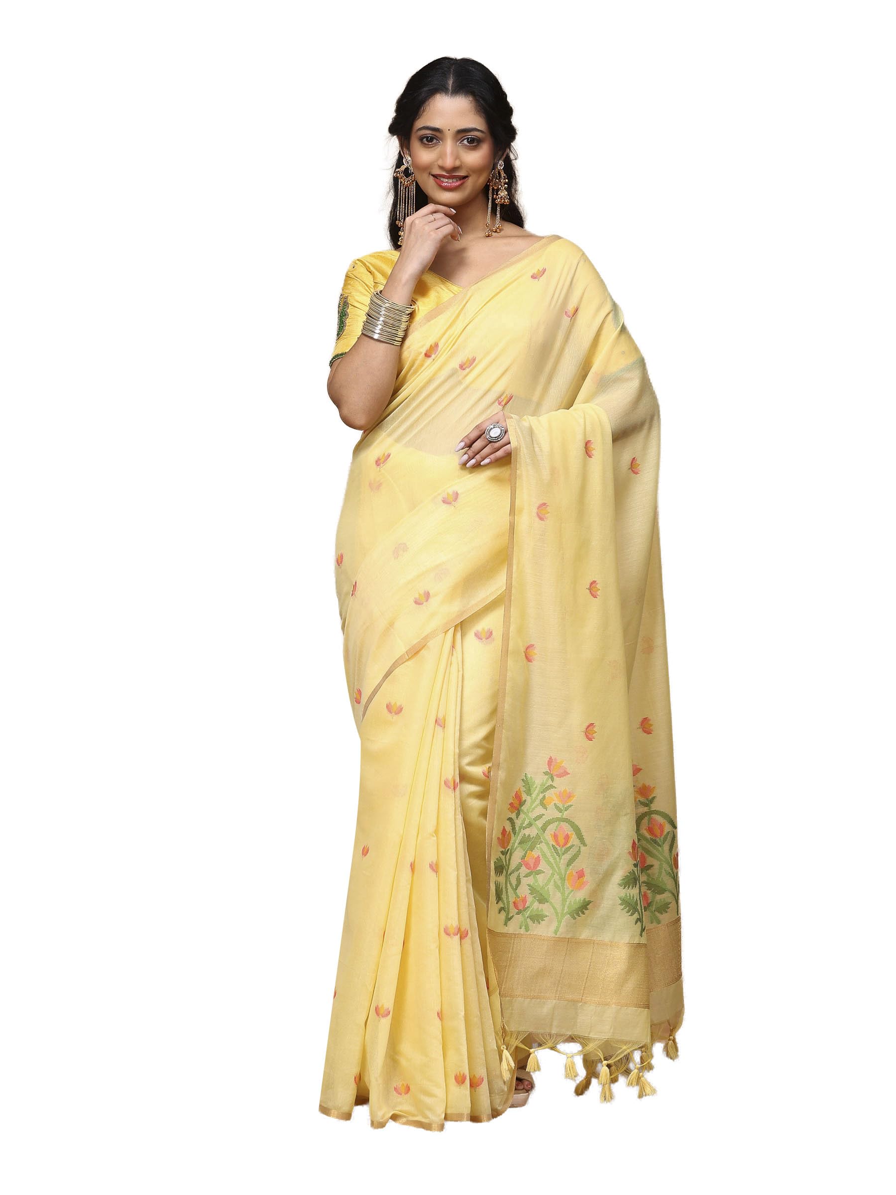 Women's Art Silk Saree | Elegant Designer Silk Saree | Soft Lightweight Traditional Ethnic Saree for Wedding, Festival-image-22