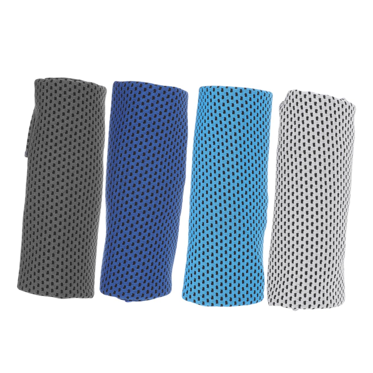 Toddmomy 20pièces Serviettes De Refroidissement Multifonctions De Serviettes Ultra-absorbantes pour Sports Yoga Fitness Et Plage Foncé