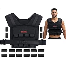 Premium Weighted Vest for Men &amp; Women - Adjustable Weight Training Vest for Running, Walking, Cross Fit, Workouts &amp; Fitness - Comfortable Fit, Even Weight Distribution, Durable &amp; Breathable Material
