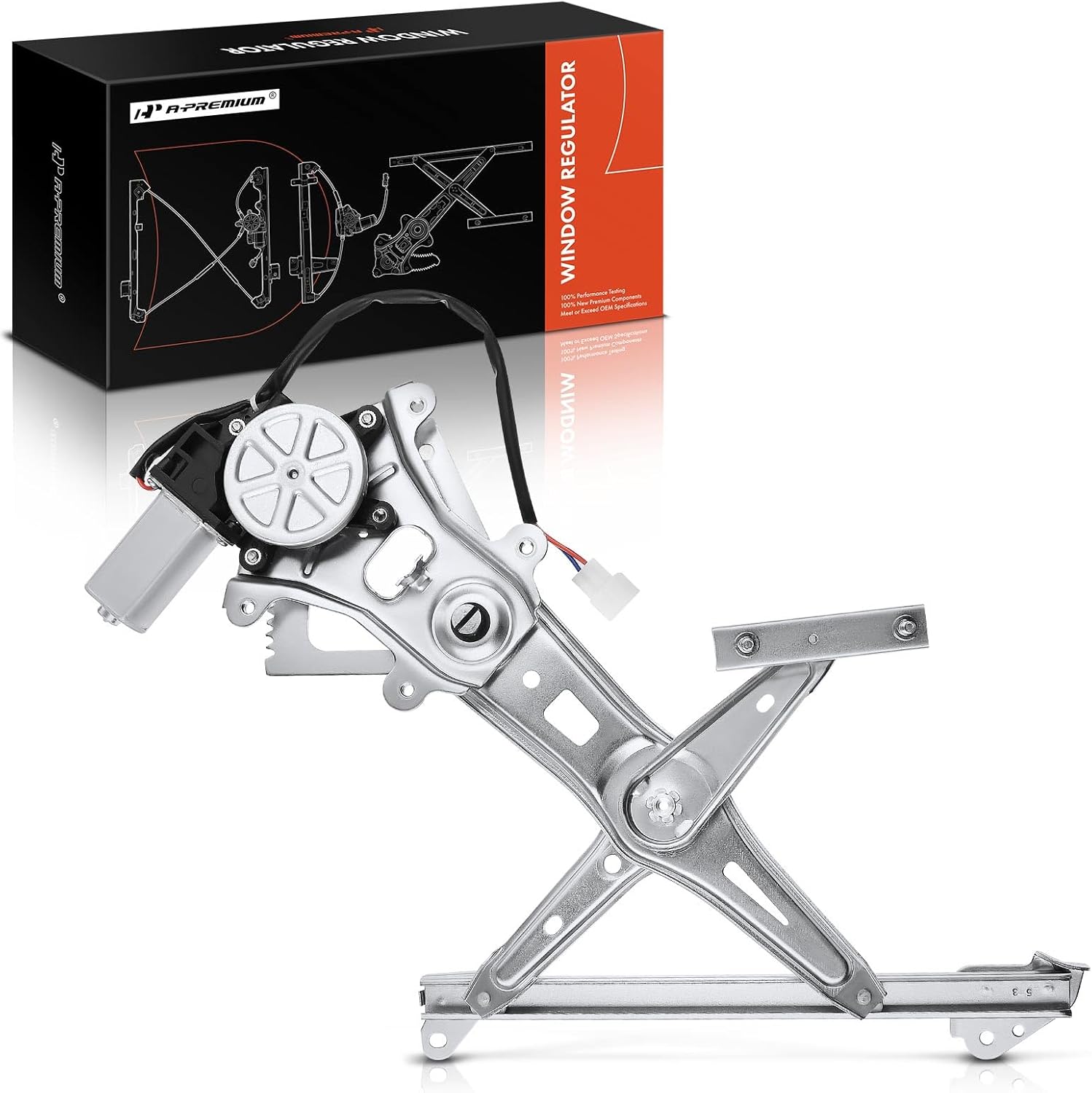 A-Premium Power Electric Window Regulator with Motor Compatible with Subaru Outback Legacy 2005-2009 Rear Left Driver Side