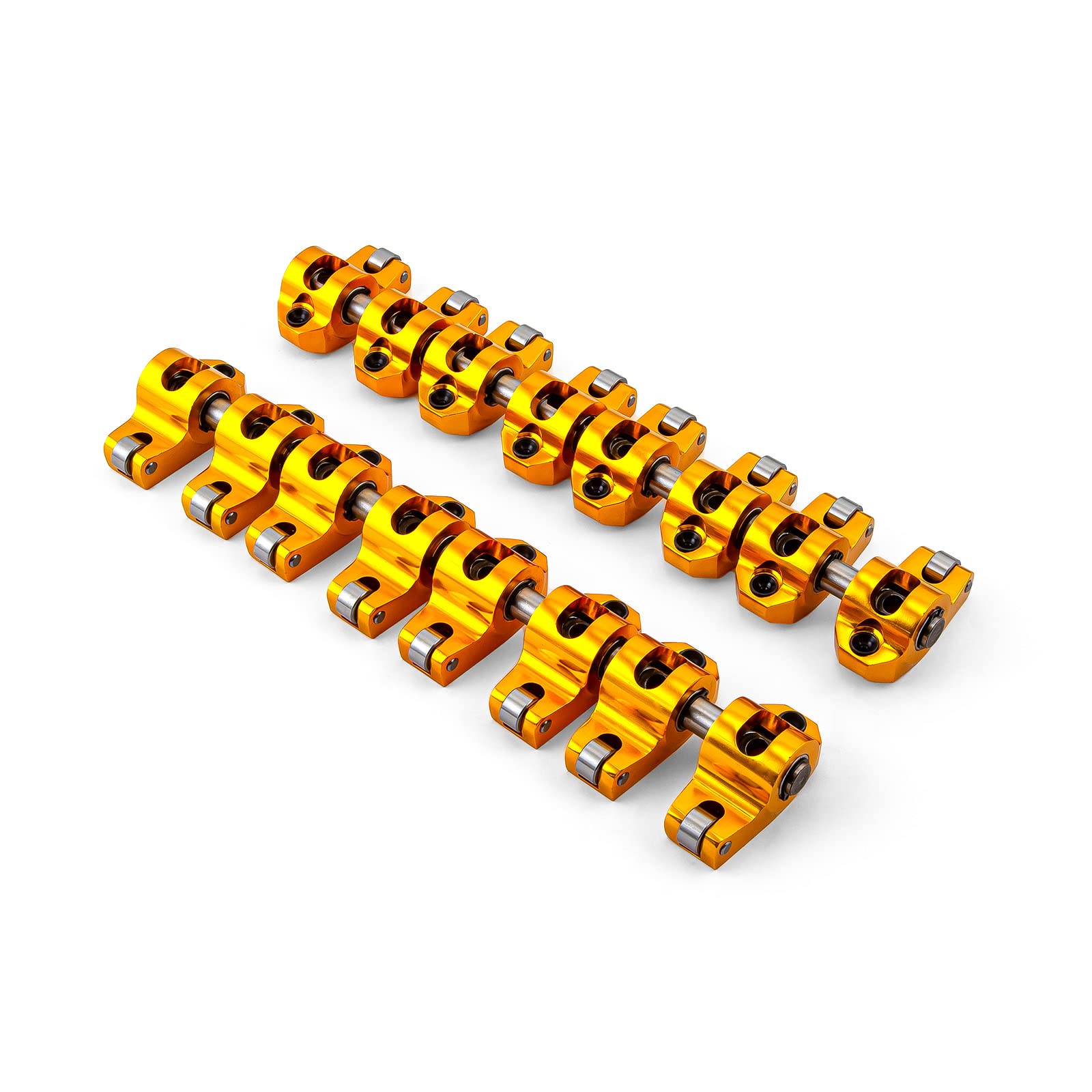 Speedmaster PCE261.1041.03 Fits Chevy GM LS1 / LS6 1.7 Ratio Aluminum Pedestal Rocker Arms Set (with Hardware)