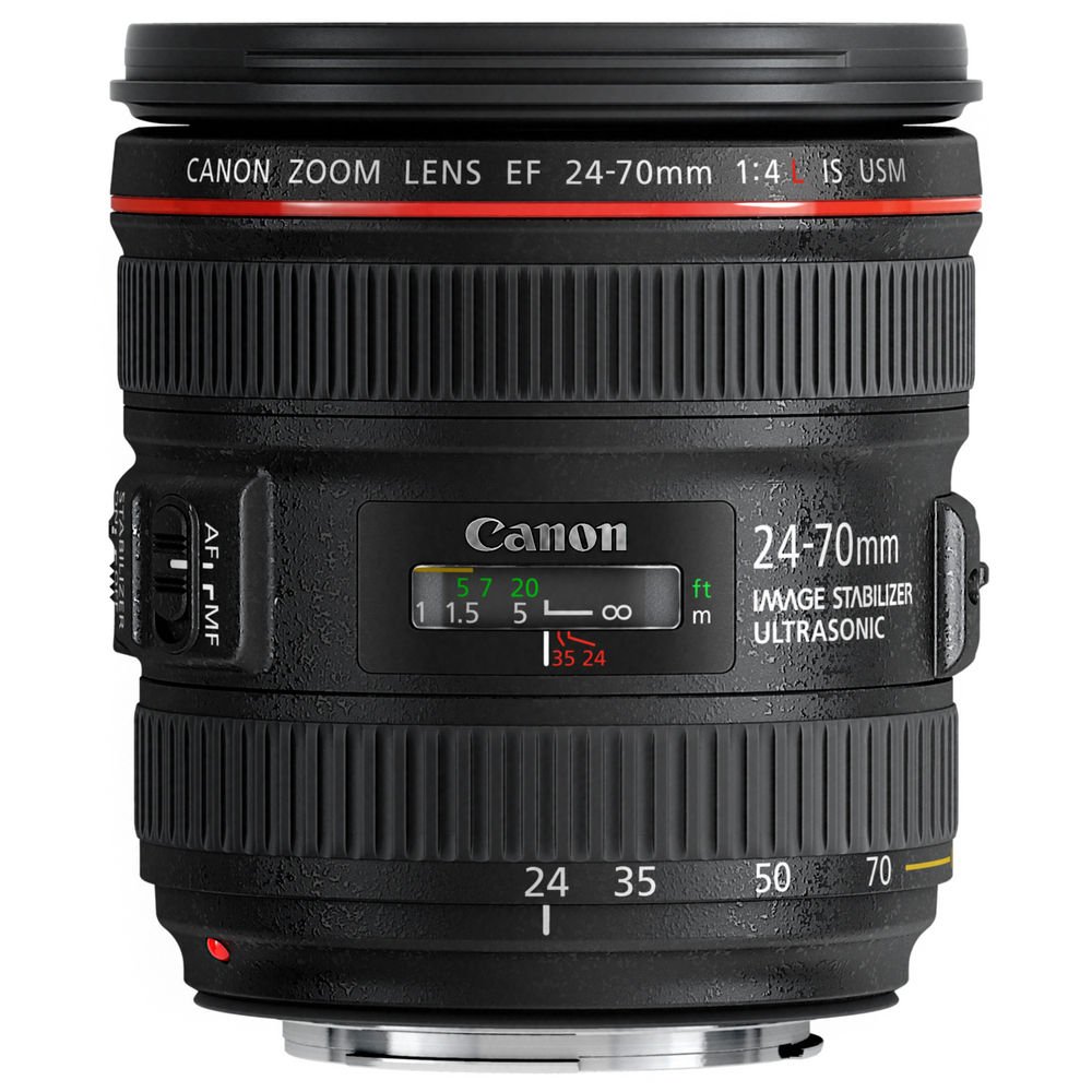 Amazon.com : Canon EF 24-70mm f/4L is USM Lens (6313B002) + Filter