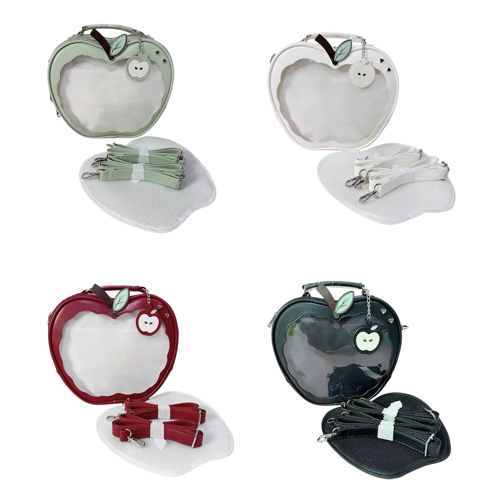 Cute Apple Shaped Bag Backpack School Bag for Shopping Dating Outdoor Sports red|Clothing, Shoes & Accessories|Womens Handbags & Bags-image-12