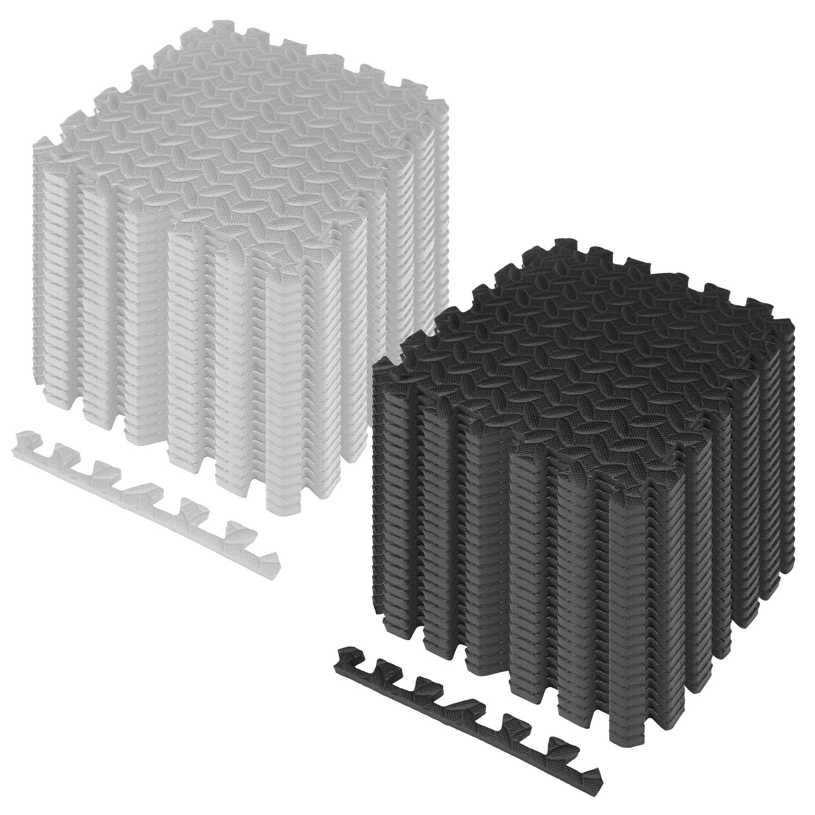 Pavimento Gommato Palestra In Eva- 30cm X 30cm X 10mm 24 Pz 2,16 M² | Tappeto Palestra Puzzle, Tappetino Palestra Antiscivolo,tatami Palestra | Facile Da Pulire E Resistente