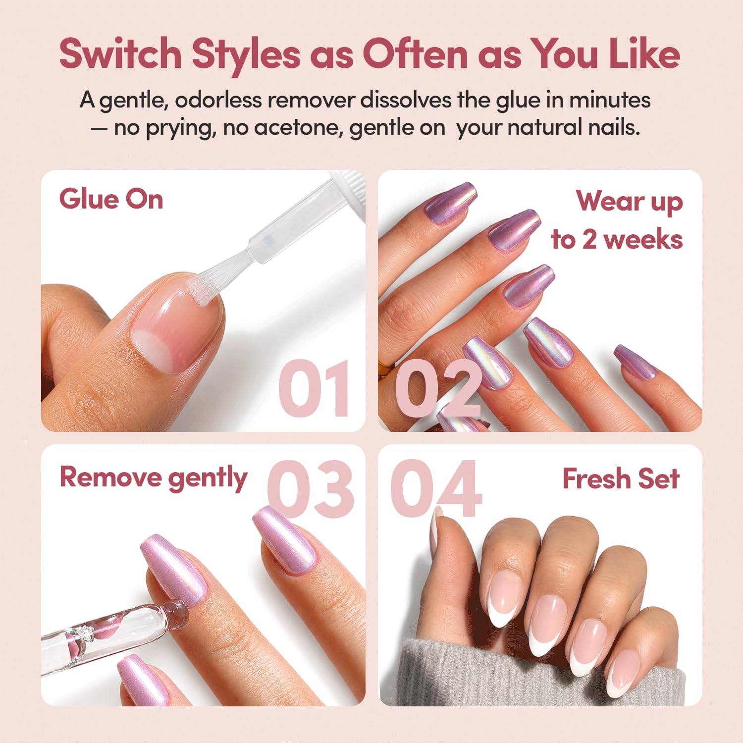 Glamnetic Nail Remover Serum - Odorless -4 Glamnetic Nail Remover Serum - Odorless -4