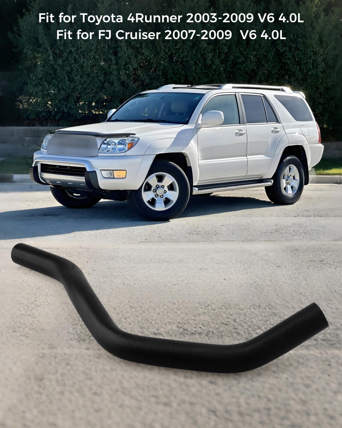 Power Steering Reservoir Hose Fits for Toyota 4Runner 2003-2009 FJ Cruiser 2007-2009 4.0L V6 4.7L V8, Suction Line Hose, Reservoir To Pump, Replacement 3404929 4434835280