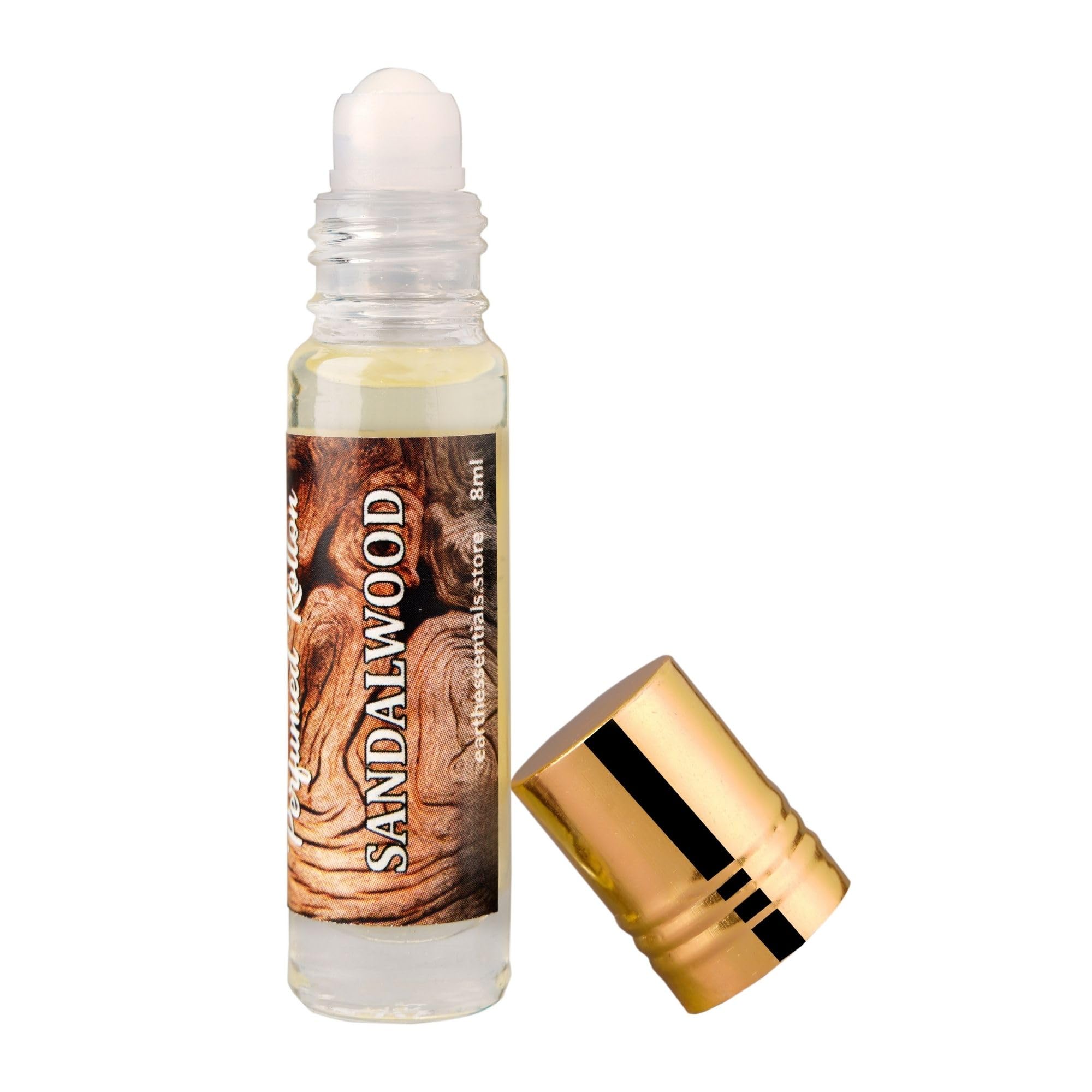 Earth Essentials Sandalwood Attar, Perfume Roll On Scent For Unisex, Long Lasting Liquid Attar, Fine Fragrance Etra, 8ml-image-42