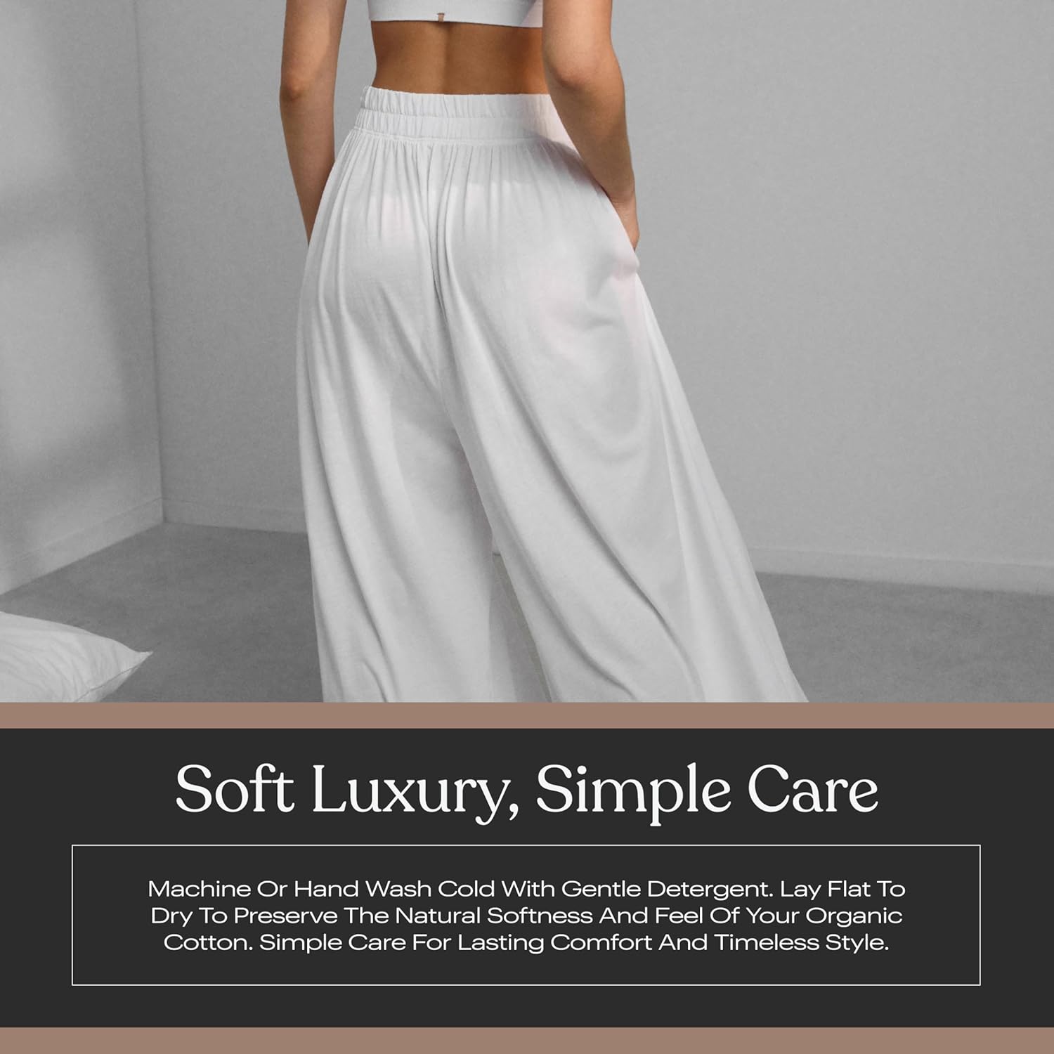 Lunya Women's Pima Wide Leg Pants - Image 8