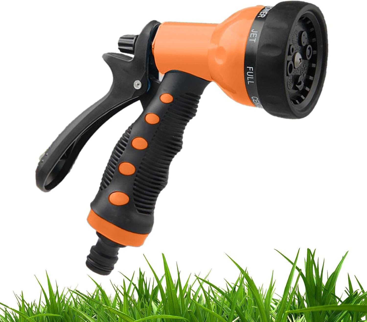 Garden Water Hose Spray Nozzle 8 Adjustable Patterns Hose
