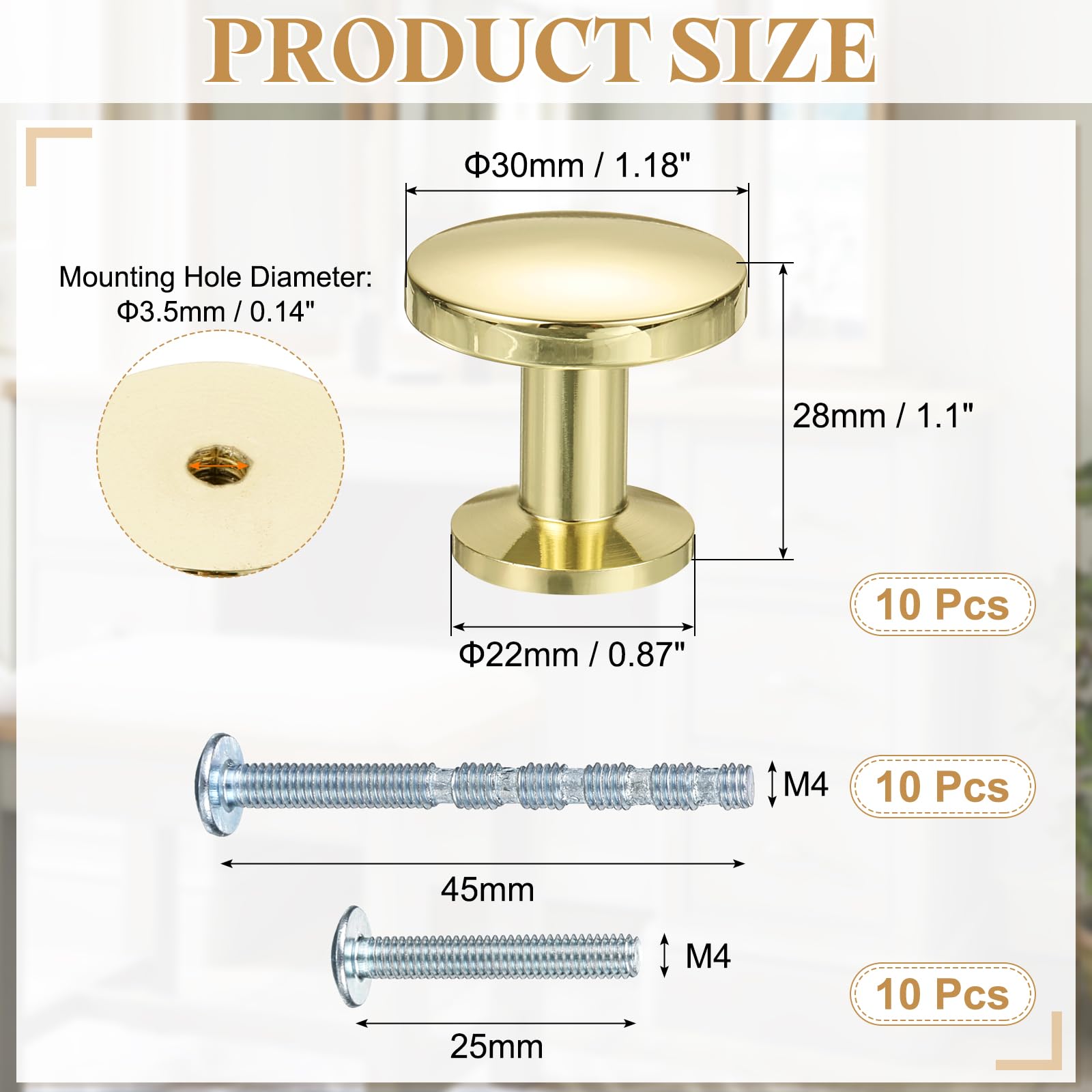 PATIKIL Cabinet Knobs - Image 2