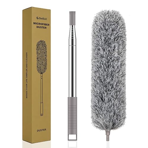 SetSail Extra-Long Dusters with Extension Pole 100-inch for Cleaning, Bendable