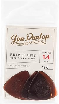 Jim Dunlop Primetone Triangle Grip Pick 1.4MM - 3 Pack