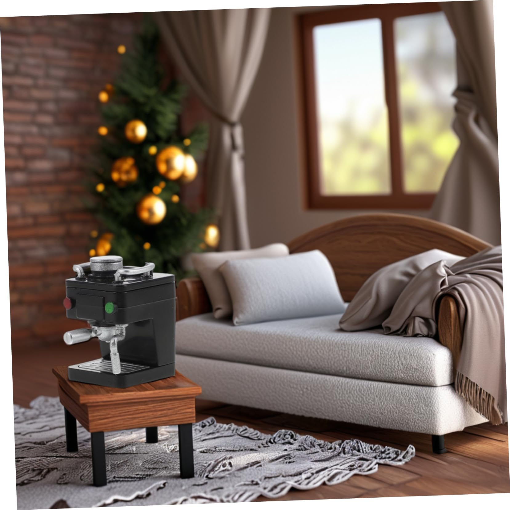 Amazon | GARIOUANS ミニチュアコーヒーメーカー ドールハウス用