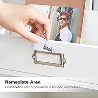 Vista 6 de HOOBRO Estantería para niños, organizador de juguetes y almacenamiento, estantería para niños, 5 compartimentos y 3 estantes de 3 capas, cabecera