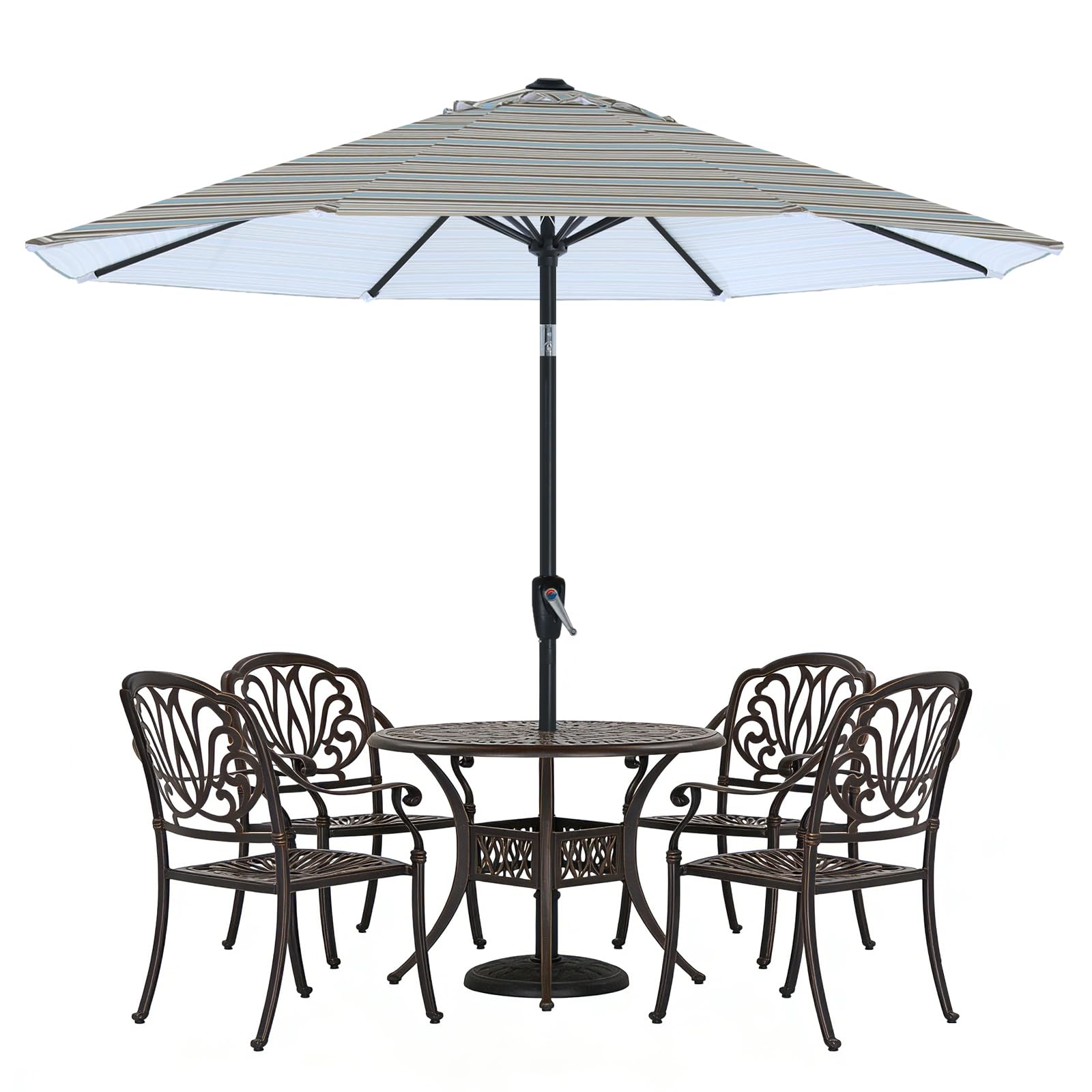 ABCCANOPY 9FT Patio Umbrella Outdoor 8 Ribs Table Umbrella — image 1