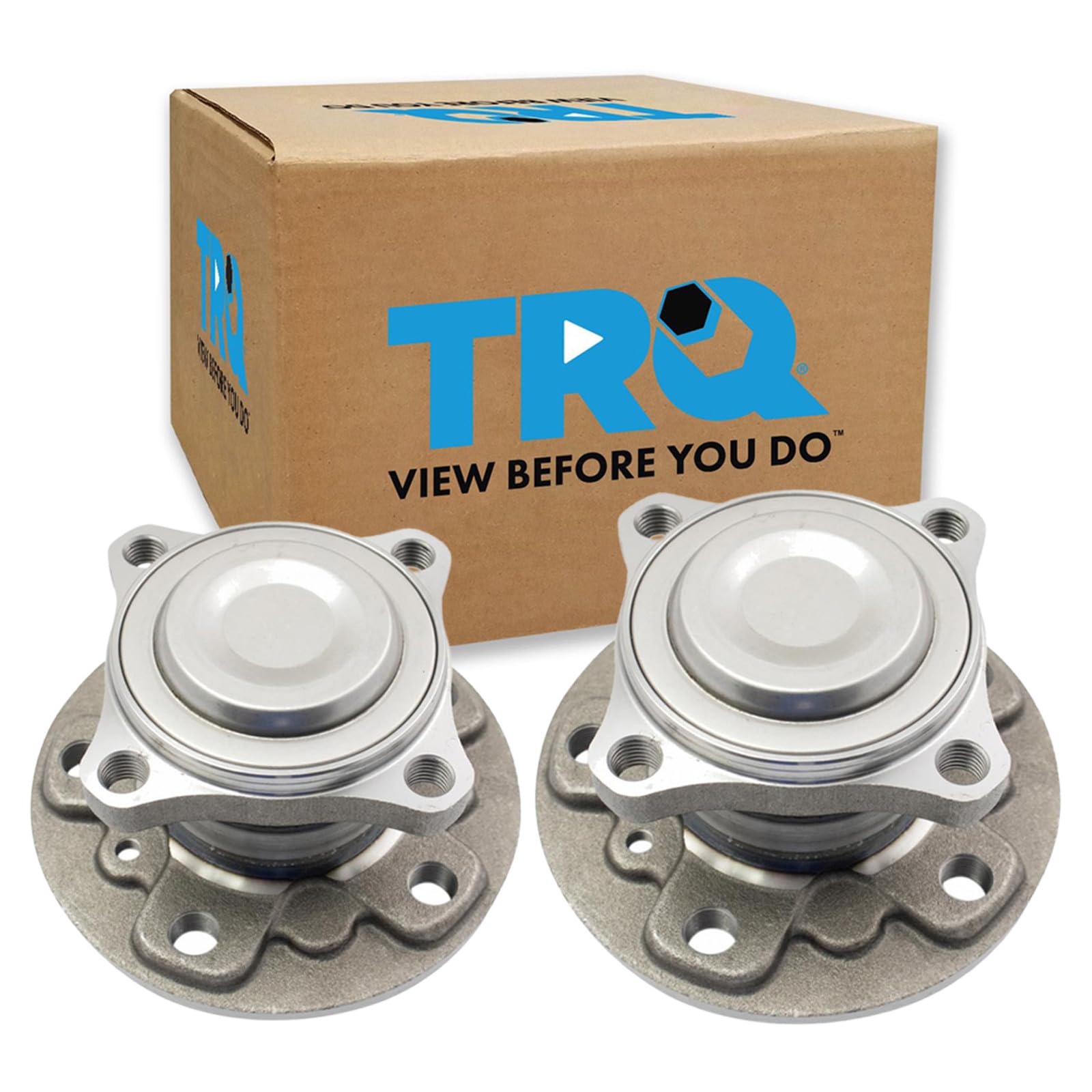 TRQ Left and Right Wheel Bearing and Hub Assembly Set 2 Piece