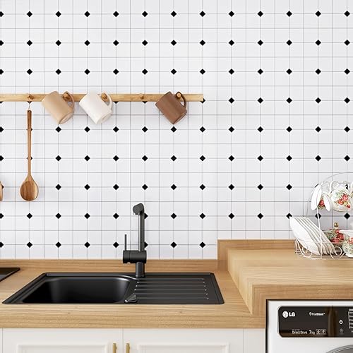Azulejos de metro 3D para despegar y pegar, 10 hojas para cocina, despegar y pegar, azulejos de pared autoadhesivos de 12 x 12 pulgadas, azulejos de