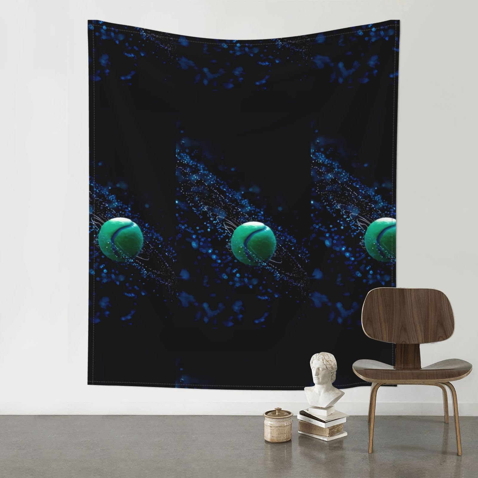 HJFCZH tennis Prints 60x51in Wall Tapestry Bohemian Throw - Dorm Decor, Beach Blanket, Sofa Cover & Unique Gift