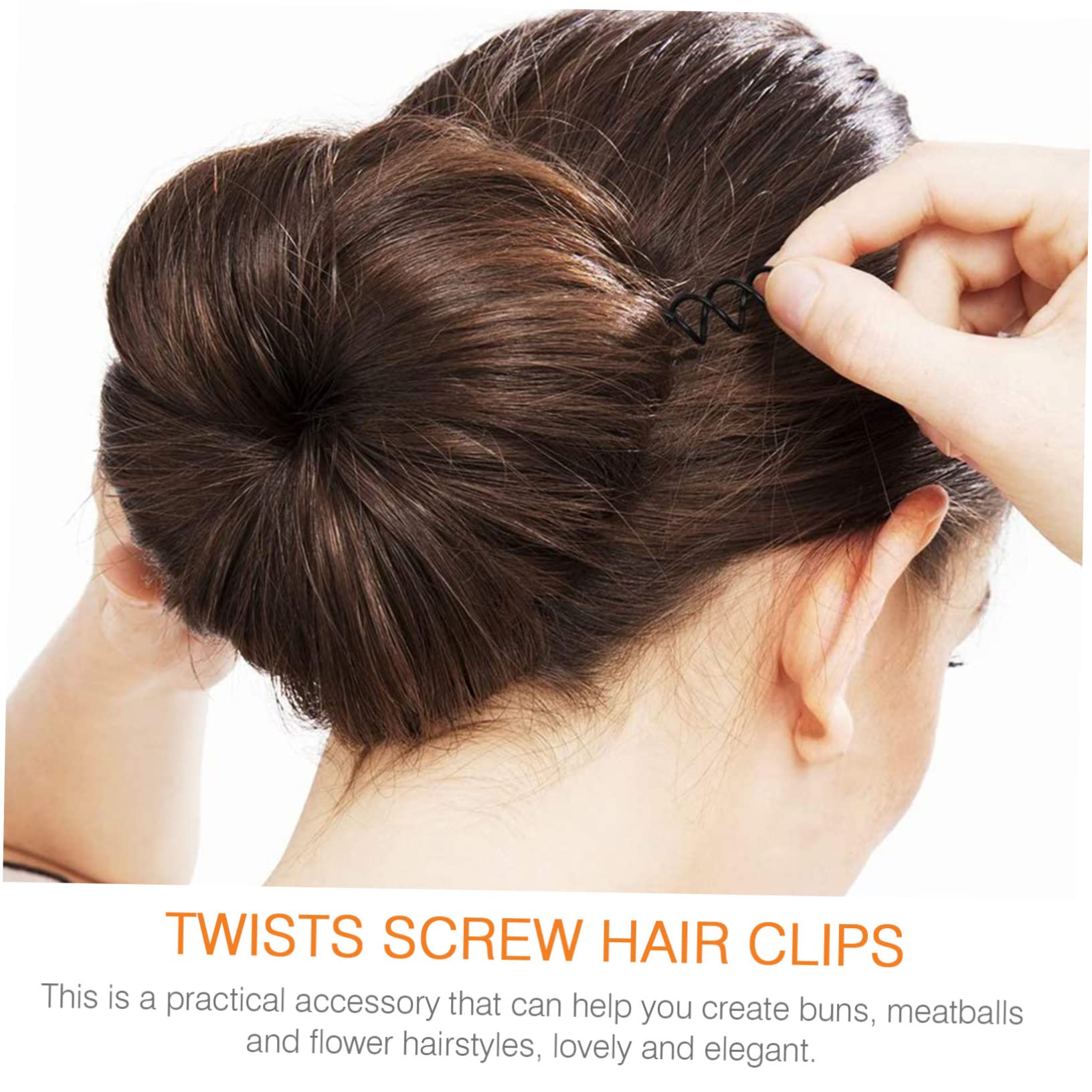 Baluue 90stücke Unsichtbare Spiralhaarnadeln -haarclips Langlebigem Für Hochsteckfrisuren Und Roségold